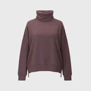 Aerie Maroon Burgundy The Sweat Pullover Sweatshirt | Large | Casual Cozy